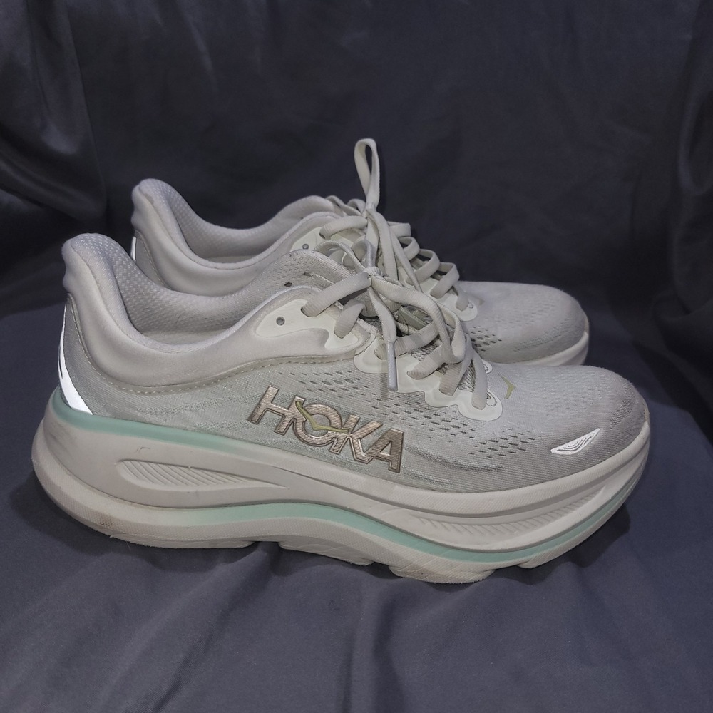 Hoka Bondi 9 Women's Size 7 B High Cushion Durable Running Shoes Sneakers